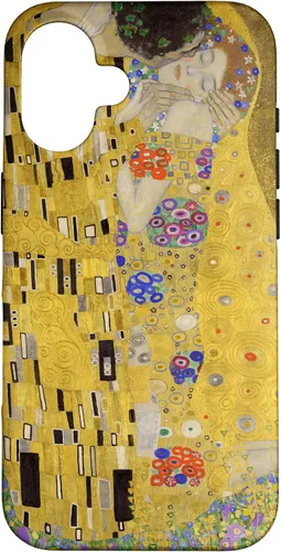 Vista 32 de Gustav Klimt's The Kiss Famous Painting Case for iPhone 17