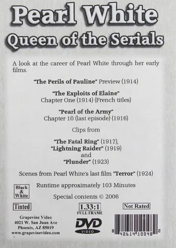 Vista 2 de Pearl White Queen of the Serials