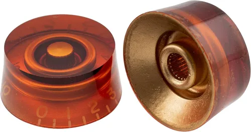 Vista 5 de Musiclily Pro Inch USA LP - Perillas de velocidad para guitarra, tono de 24 líneas, pomos de control de volumen para USA Les Paul CTS Pots guitarra
