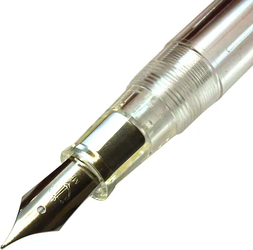 Vista 2 de Sailor Junior Skeleton Demonstrator Nickle Chrome Platedmf pluma
