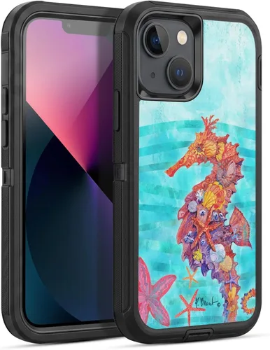 Vista 8 de Head Case Designs Officially Licensed Paul Brent Agate Mermaid Coastal Gel Armor Case [Military Grade Drop Protection] Compatible with Apple iPhone