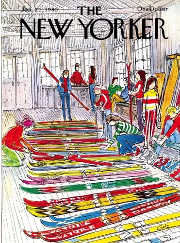 Vista 2 de New York Puzzle Company - Tienda de esquí New Yorker - Rompecabezas de 750 piezas Tienda de esquí 750 piezas