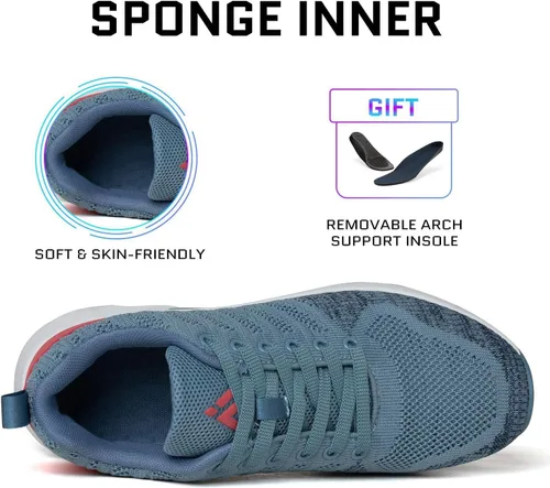 Vista 3 de Mishansha - Tenis para mujer, transpirables, con amortiguación de aire, para correr y caminar