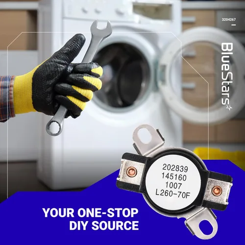 Vista 7 de BlueStars Reemplazo de termostato de seguridad ultraduradero 3204267, compatible con secadores Frigidaire Kenmore Electrolux - Reemplaza 508516