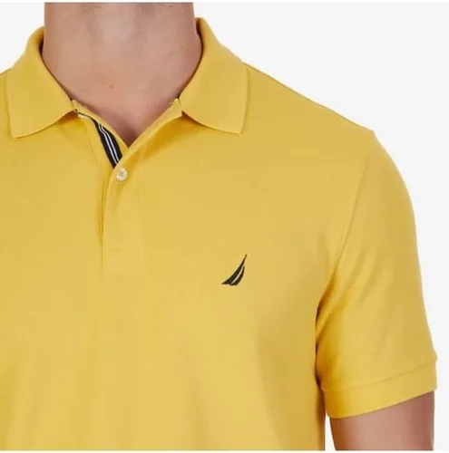 Vista 68 de Nautica playera polo clásica de mangas cortas, color sólido, para hombre