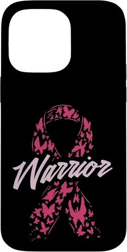 Vista 21 de Breast Cancer Awareness Pink Ribbon Warrior Gift Case for iPhone 17