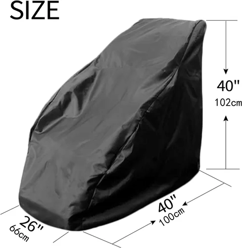 Vista 2 de Funda para silla de ruedas, funda para silla de ruedas eléctrica, funda para silla de ruedas para almacenamiento, funda impermeable para scooter