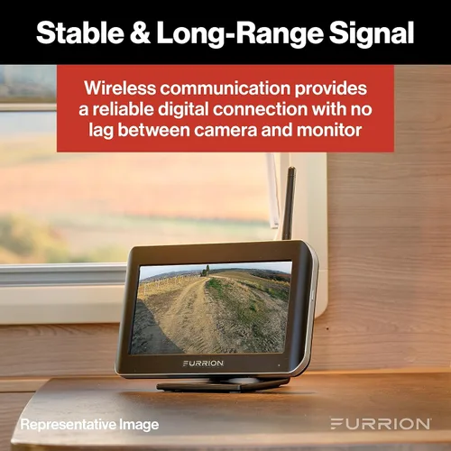 Vista 5 de Furrion Vision S - Sistema de cámara inalámbrica de respaldo para RV con monitor de 7 pulgadas, 1 trasero, visión nocturna infrarroja, visión gran