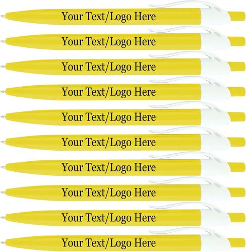 Vista 7 de SyPen Bolígrafos personalizados con tu logotipo o texto personalizado, paquete de 500 unidades a granel para negocios, fiestas y eventos, bolígrafos