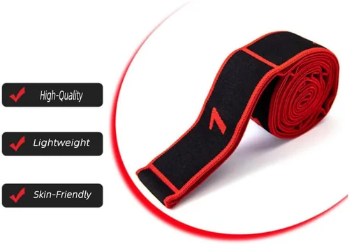 Vista 6 de Banda de resistencia para fitness, banda de resistencia numerada para estiramiento y yoga, equipo de entrenamiento de cuerpo completo para gimnasio