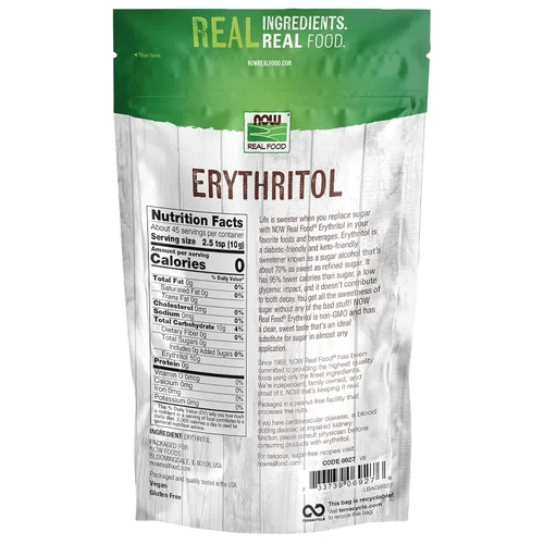 Vista 2 de Now Foods - Eritritol, edulcorante natural