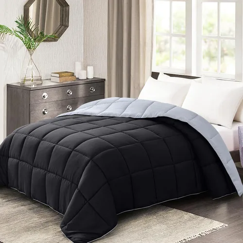 Vista 18 de Homelike Moment Edredón tamaño king - Inserto de edredón beige, alternativa al plumón, edredón ligero para cama king, ropa de cama ligera