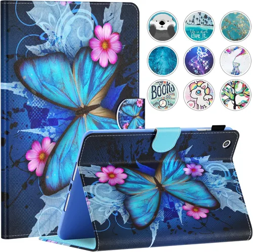 Vista 39 de Dteck Funda para iPad mini 5/4/3/2/1, elegante y ligera de cuero sintético tipo folio con cartera, funda inteligente