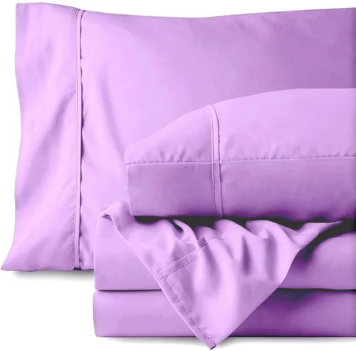 Vista 4 de 500TC Hoja de Super Calidad Ropa De Cama fija 100% algodón egipcio 4pc Set 24" pulgadas bolsillo extra profundo