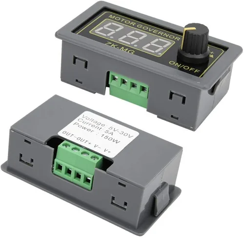 Vista 5 de DEWIN Controlador de velocidad del motor DC Controlador de motor DC5V ~ 30V 150W codificador PWM Control velocidad ajustable Interruptor giratorio