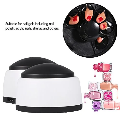 Vista 9 de Vaporizador removedor de uñas, máquina de eliminación de esmalte de gel rápido de 36 W, 6.61 x 6.73 x 4.53 pulgadas, vaporizador de eliminación