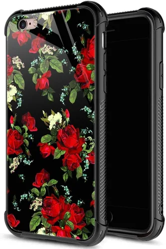 Vista 14 de ZHEGAILIAN Funda para iPhone 6/6S, protección de grado militar, esquinas a prueba de golpes, funda antiarañazos para iPhone 6/6S, pavo real
