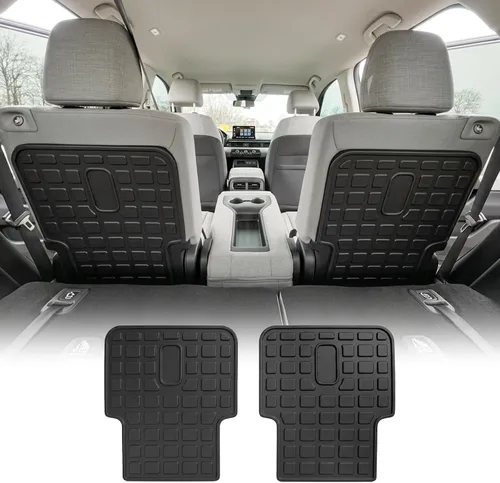Vista 14 de Rongtaod Alfombrillas de piso compatibles con Honda Pilot 2016-2022 de 7 asientos, alfombrilla de maletero, alfombrilla de carga, forro de carga