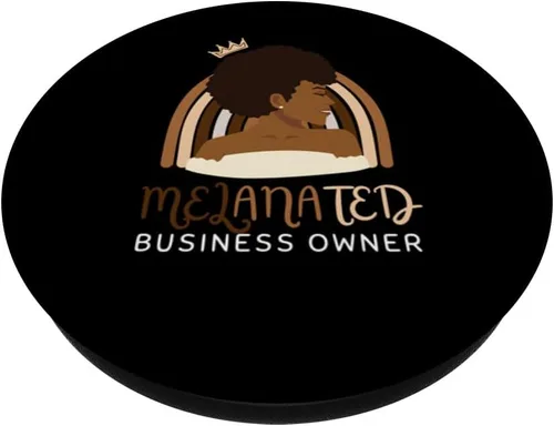 Vista 2 de Melanated Business Owner Black Woman Pride African American PopSockets Swappable PopGrip
