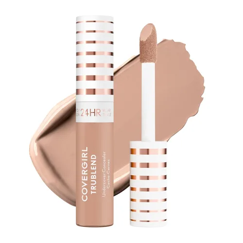 Vista 12 de COVERGIRL TruBlend Undercover Corrector, Edificable, Cobertura Completa, 24 Horas de Duración, Acabado Mate - L150 Porcelana