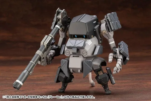 Vista 11 de Kotobukiya JGSDF Tipo 07-III Tanque Nacchin Gris Ver. Modelo Kit