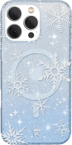 Vista 109 de VELVET CAVIAR Funda compatible con MagSafe para iPhone 15, probada en caídas de 10 pies, estampado de leopardo y amatista morada