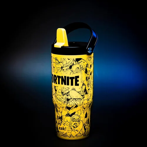 Vista 2 de Zak Designs Fortnite Siply - Vaso aislado con popote abatible a prueba