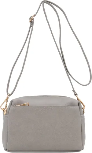 Vista 40 de FashionPuzzle Triple Zip Small Crossbody Bag