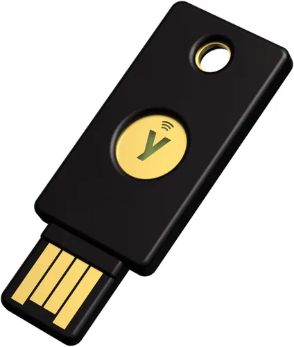 Vista 14 de Yubico - Clave de seguridad C NFC - Compatibilidad básica - Autenticación multifactor (MFA) Clave de seguridad y llave de acceso, Conexión a través