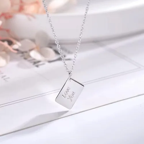 Vista 5 de YINYIFANS Collar con medallón de sobre personalizado, collares personalizados para mujeres que contienen imágenes, regalo para mamá, esposa, niña
