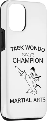 Vista 3 de iPhone 14 Teak Wondo Campeón Mundial - Artes Marciales - Estuche de combate MMA