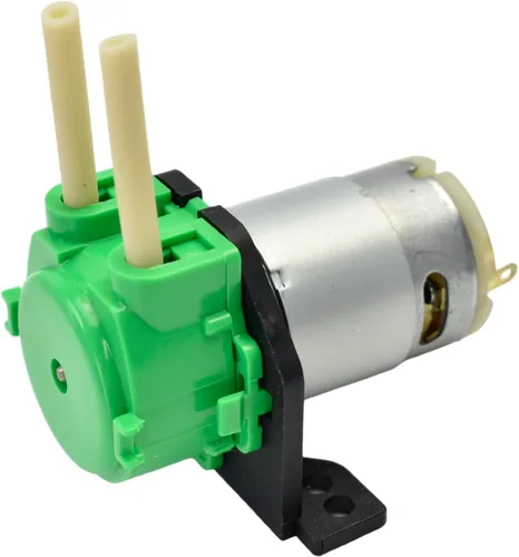 Vista 13 de CHANCS Mini bomba peristáltica de motor paso a paso de precisión de 0.315 in DC 3 V 5 V 3.7 V Caja de engranajes de metal completo Bomba de líquido