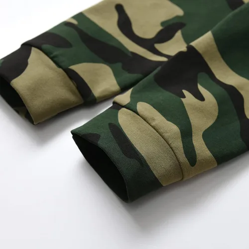 Vista 7 de Eghunooy Conjunto de ropa de manga larga con capucha y pantalones para bebés y niños pequeños