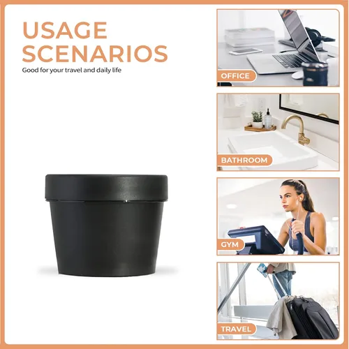 Vista 8 de LONGWAY Tarros de cosméticos vacíos de 3.4 onzas a prueba de fugas, recipiente de plástico de boca ancha con tapas de cúpula para productos