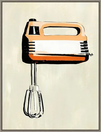 Vista 13 de Amanti Art Lienzo enmarcado para pared, 24 x 18 pulgadas, aparato de cocina retro III por Annie Warren, lienzo enmarcado para pared, obras de arte