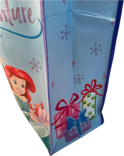 Vista 3 de Legacy Licensing Partners Disney's Princesses Snow White, Ariel y Jasmine Christmas - Bolsa grande reutilizable, Multi, Regular