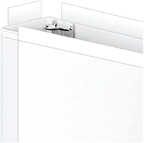 Vista 4 de TOPS Cardinal - Separador de páginas transparente, 11 x 17 pulgadas, capacidad 1 pulgada. Color blanca, Blanco
