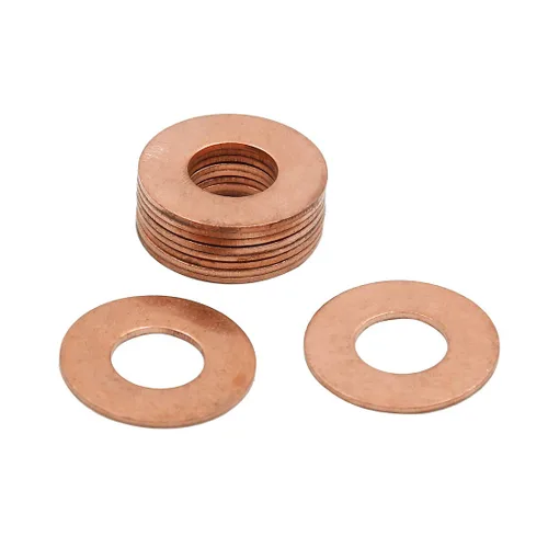 Vista 7 de X AUTOHAUX 10 arandelas de cobre de 0.236 in de diámetro interior para coche