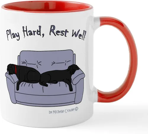 Vista 12 de CafePress Black Lab Mug Taza de café de cerámica de 11 oz (11.0 fl oz)