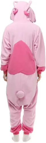 Vista 4 de ZEALOVE Adult Stich Onesie Animal Pajamas Christmas Cosplay Costumes Party Wear
