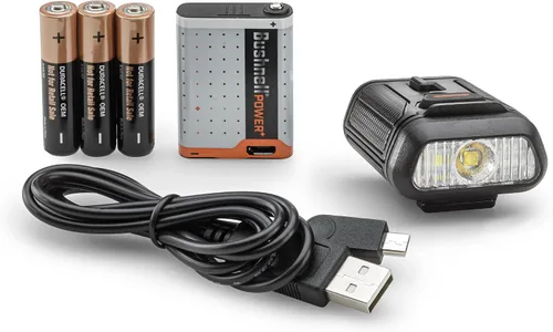 Vista 7 de Bushnell Luz de sombrero: luz LED recargable o 3AAA de 300 L, 4 modos incluyendo modo rojo, luz ligera para caza de ciervos, campamento y mucho más