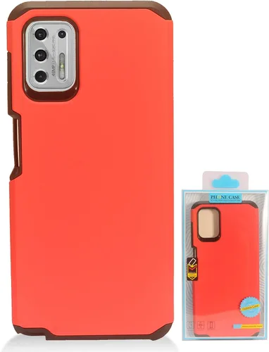 Vista 4 de Funda de goma para Motorola Moto G Stylus 4G 2021, XT2115 - AH2 Rojo