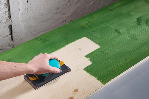 Vista 2 de Wolfcraft Rollo de papel de lija adhesivo Corindón 120 Grano
