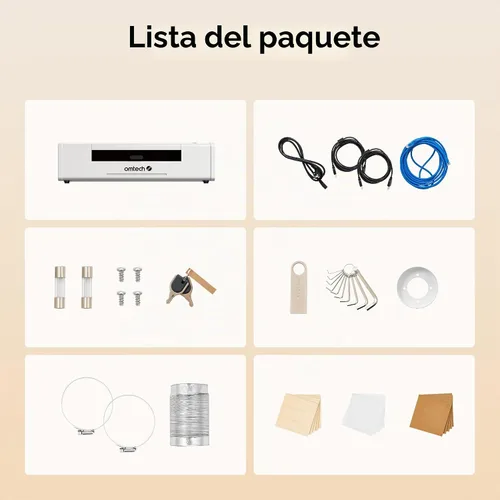Vista 9 de OMTech Polar Lite - Grabador láser de CO2 con refrigerante láser de CO2, máquina de grabado láser de escritorio de 20 x 12 pulgadas, 55 W para uso