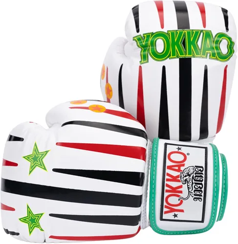 Vista 14 de YOKKAO Guantes de boxeo Muay Thai transpirables de diseño Guantes de entrenamiento y combate de cuero premium para hombres y mujeres Guantes