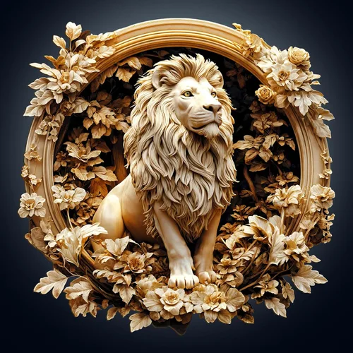 Vista 9 de Rompecabezas de madera para adultos, rompecabezas de madera de león del bosque, efecto visual 3D, forma única, rompecabezas de madera de animales