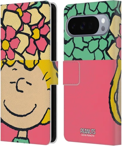 Vista 23 de Head Case Designs Officially Licensed Peanuts Charlie & Woodstock Nap Halfs and Laughs Leather Wallet Case Compatible with Google Pixel 8