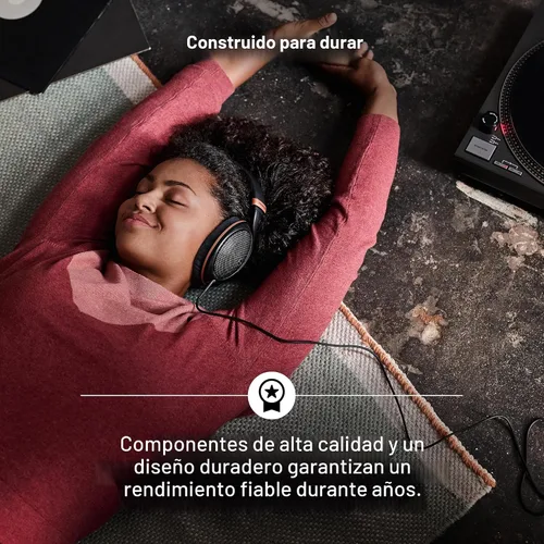 Vista 6 de Sennheiser HD 505 - Auriculares con cable supraaurales con sonido transparente y graves controlados, auriculares de estudio de mayor comodidad