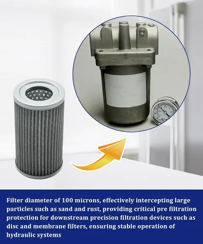 Vista 4 de 5062-100 Cleanable Wire Mesh Filter Compatible with Lenz DH-750 DH-1000 Medium Pressure in Line Filters Part,Replace5062-100V