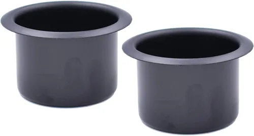 Vista 5 de mollensiuer 2 piezas de soporte para tazas de metal para sofá reclinable, inserto de reemplazo para portavasos, portalatas para sofá, barco, Dorado